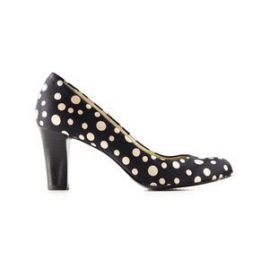 Liz Claiborne Satin Polka Dot Heels 6.5M